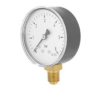 TS-60-6 - 60 mm de diamètre - 0-6 bar - Manomètre hydraulique pneumatique - Pression d' - 1/4" NPT - Laiton interne