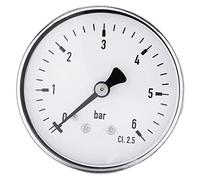 TS-60 Manomètres à air 0-6bar Compteur de pression sous vide 60mm Mini manomètre 1/4 NPT Indicateurs de cadran de filetage Outils de mesure manuels pour mazout eau liquide