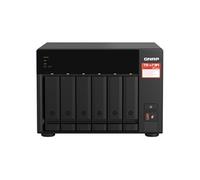 QNAP TS-673A NAS Tower Ryzen Embedded V1500B 8 Go DDR4 0 To QNAP Turbo System Anthracite