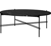 GUBI TS Table Basse Ronde Ø105 Noir/ Marbre Noir Marquina