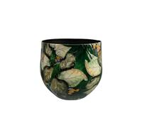 TS Collection - Pot Bee Green - 28x25 - Métal et époxy - Ouverture Ø28 - Design Haut de Gamme - pour l'intérieur - Fait Main - Conçu par Lammie
