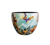 TS Collection - Pot Fresia Fresh - 21x16 - Métal et époxy - Ouverture Ø21 - Design Haut de Gamme - pour l'intérieur - Fait Main - Conçu par Lammie