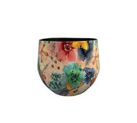 TS Collection - Pot Sparkle Spring - 28x25 - Métal et époxy - Ouverture Ø28 - Design Haut de Gamme - pour l'intérieur - Fait Main - Conçu par Lammie