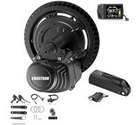 TS*DZ-2B 48V 500W Moteur Central Kit de Conversion de Vélos Électrique, avec 48V20Ah Ebike Batterie et EKD01 Multi-Langague Affichage Torque Sensor Motor 2024 Version