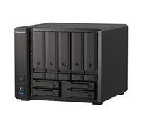 QNAP TS-H973AX NAS Tower Ryzen Embedded V1500B 32 Go DDR4 0 To QuTS hero Noir