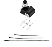TS-IG3007 Kit d'allumage pièces de rechange pour Pit Boss Memphis Ultimate 4 en 1 Pit Boss Grill Accessoires Push Button Electronic Allumeur avec 3 électrodes Allumeur brûleur 3 fils d'électrodes