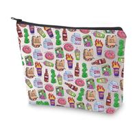 TS Lover Gift Can You Taste Trousse de maquillage humoristique Dessins animés Aliments Trousse de toilette Cadeau pour les amateurs de télévision, Pouvez-vous goûter