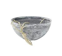 TS Panier à Fleurs Suspendu Cera-Mix Récipient Pot Nova, résistant au Gel et léger 25 x 25 x 12 cm Béton