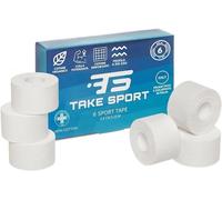 Ts Take Sport Sport Strap 3.8cm X 10m-6 Rolls Sports Tape Thin Cotton Non Elastic Tape For Fingers And Small Joints Strapping Boxing Crossfit Volleyball Football