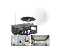 Enceinte Sono DJ SkyTronic TS06 Enceintes d'extérieur étanches 6,5 avec amplificateur