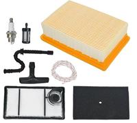 TS400 Kit de filtre à air de rechange pour tronçonneuse Stihl TS 400 BR350 BR430 BR450 SR430 SR450 tronçonneuse souffleuse 4223-141-0300 4223-140-1800 4223-141-0600 avec Spark Plug and Play