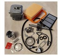 TS420 Kit complet de reconstruction comprenant un filtre à air, un cylindre et un ensemble de joints à ressort de rembobinage pour scie à tronçonner TS420