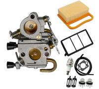 TS420 TS410 Carburetor for Sthil TS410Z TS420Z Concrete Cut-Off Saw Zama C1Q-S118 Carb 4238 120 0600 with Air Filter Fuel Line Spark Plug Kit
