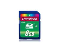 Ts8gsdhc4 Secure Digital, 8 Go SDHC Class 4 Transcend Secure Digital Card