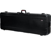 Gator Cases Flight Case moulé pour claviers 88 notes profonds avec loquets de verrouillage approuvés par la TSA et roues intégrées; (GTSA-KEY88D)