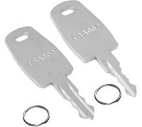 TSA TSA007&TSA002 Lot de 2 clés à bagages multifonctionnelles, clés TSA pour TSA 007 002, compatibles avec bagages, valises, mot de passe, serrures TSA