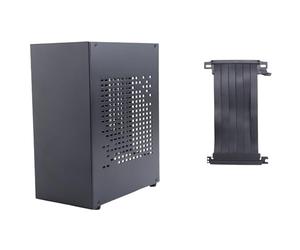 Tsadeer A07 Mini ITX Ordinateur Case Châssis HTPC Host Case USB3.0 ITX avec Extension pour Carte Graphique (A)