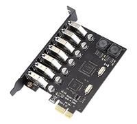 Tsadeer Adaptateur pour Carte d'extension PCI-E USB 3.0 Adaptateur pour Hub USB 3.0 un 7 Ports Carte PCI Express Extender PCI-E Externe pour Bureau