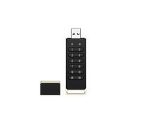 Tsadeer Clé USB sécurisée, clé USB cryptée de 32 Go avec mot de passe Hardware Memory Stick avec pavé USB 3.0 Disque Flash Noir