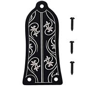 Tsadeer Guitare Truss Rod Cover GR34 Truss Rod Shape Case pour guitare électrique (Noir)