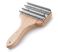 Tsadeer Râteau de polissage de 7 à 3/4 pouces avec une seule main pour enlever les composés résidus et métalliques des meules de polissage