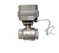 Tsaifan DN32 High Platform Electric Valve SS304 15 Nm ISO5211 F03,F05 Mounting pad with Power Fail Safe and Position Feedback (BSPT_AC110V TO 230V_CR303)