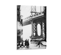 TSALF Affiches et Impressions sans Cadre Il était Une Fois en amérique Vintage Noir et Blanc Film Toile Art et Mur Moderne Famille Chambre décor Affiches 60x90cm