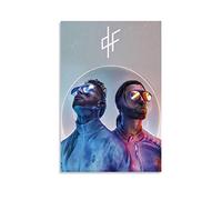 TSALF Affiches sur Toile sans Cadre Poster HD PNL Deux Frereschambre familiale Moderne 60x90cm