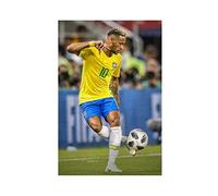 TSALF Impression sur Toile - Affiche Neymar Stop Ball Copa America 2021 Brazil Jr Art Poster 50x70cm Sans Cadre