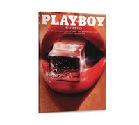 TSALF Toile Peinture sans Cadre Play Boy American Men’s Adult Magazine Affiche Décoration Salon Chambre Chambre Peinture 30x50cm