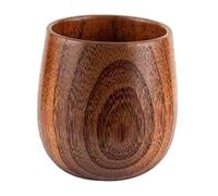 Tsangbaby Tasses en bois faites à la main Mug Tankard Coupe classique en bois massif naturel Tasses à boire rétro durables Chopes pour thé café vin bière lait boissons chaudes style 20