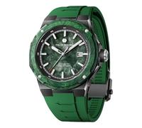 TSAR BOMBA Electron-Carbon-X II Montre automatique pour homme Vert 8230