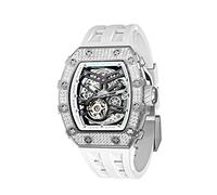 TSAR BOMBA Montre automatique de luxe pour homme - Étanche jusqu'à 50 m - Mouvement mécanique japonais - Boîtier en acier inoxydable - Verre saphir - Grand cadran - Cadeau tendance unique, Motif