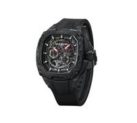 TSAR BOMBA Montre automatique de luxe pour homme - Matière foncée - interchangeable - TB8601 - Mouvement mécanique japonais - Cristal saphir - Étanche jusqu'à 50 m - Cadeau d'affaires unique pour