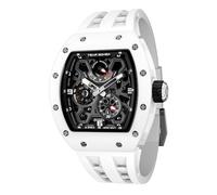 TSAR BOMBA Montre de Luxe pour Homme Mouvement mécanique Automatique Japonais Cristal Saphir Etanche à 50M Ultra léger Fibre de Carbone Cadeau d'affaires Unique Montre analogique Lumineuse Mode