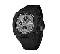 TSAR BOMBA Montres de luxe pour homme Dark Matter-Rafael Márquez Collaboration Limited Edition, noir