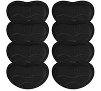 Tsathoggua 4 paires coussinet talon chaussure, Protege talon chaussure pour homme et femme, Inserts de talons pour l'arrière du talon, Amélioration du confort des chaussures (Noir, Universel)