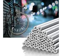 Tsathoggua Lot de 36 Réflecteurs de rRayons de Vélo pour vélo, Visibilité à 360°, Réflecteur de Rayon de Vélo, pour Tous Les Rayons de vélo Standards, Conduite Sûre la Nuit, Montage Facile