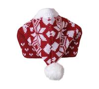 TSBB Chapeaux de chien tricotés de Noël Drôle Mignon Crochet Accessoires d'hiver Chaud Chapeau pour animaux de compagnie Cache-oreilles