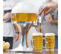 TSC - Distributeur Réfrigéré Girafe Bière Fontaine à Boissons avec Récupérateur de Glace Distributeur 3,5 litres