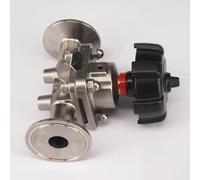 TSCFHGQI 3/4" 19mm 316 Acier Inoxydable 1,5" vanne à Membrane à Trois Pinces