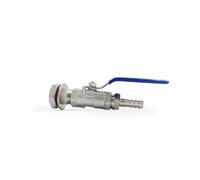 TSCFHGQI Robinet à Bille Monobloc en Acier Inoxydable 3/8 "1/2", 304, DN10 DN15(Type A)