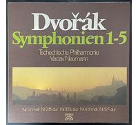 TSCHECHISCHE PHILHARMONIE / NEUMANN, Vaclav - Die Symphonien 1-5 (Dvorak) / 86574 XK