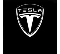 TSDFGBV 2 Pièces Projecteur D'Éclairage Porte pour Tesla Model S Model X Model 3, Lumière Porte Voiture Lumière de Bienvenue de Porte de Voiture,B