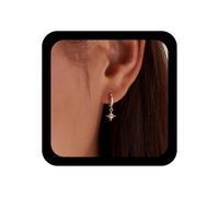 TseenYi Boucles D'oreilles Étoiles Lune Vintage Boucles D'oreilles Croissant De Lune Cz Asymétriques Céleste De Déclaration Bijoux Pour Femmes