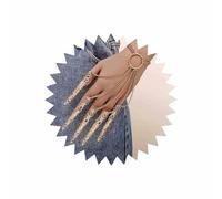 TseenYi Bracelet Punk À Griffes Bracelet À Doigts Superposés Bracelet D'or À Griffes Creuses Bracelet D'esclave Bracelet Vintage À Griffes Filigranées Bracelet D'esclave En Cercle Bijoux