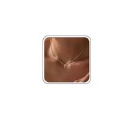 TseenYi Collier Pendentif Croix En Boite Collier Choker Croix En Or Colliers Pendentifs Crucifix Mini Crucifix Breloque En Boite Colliers Chaine Maillons