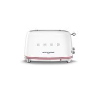 Smeg Grille-pain 2 tranches TSF01IDFEU Ines de la Fressange Esthétique Années 50 Blanc
