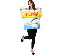 Tsffae Costume De Poisson d'halloween pour Adulte, Déguisement De Thon en Conserve, Costume De Cosplay d'animal Marin, Tenue De Poisson Drôle, Déguisement d'halloween, Costume De Cosplay