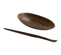 Tsffae Cuillère À Thé en Noyer, Bateau De Plaisance, Récipient À Feuilles De Thé Zen, Louche D'appréciation Chahe, Service À Thé Chinois, Fournitures Artisanales